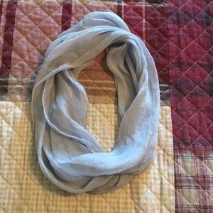 3 FOR $10 GAUZEY & SPARKLY GREY INFINITY SCARF
